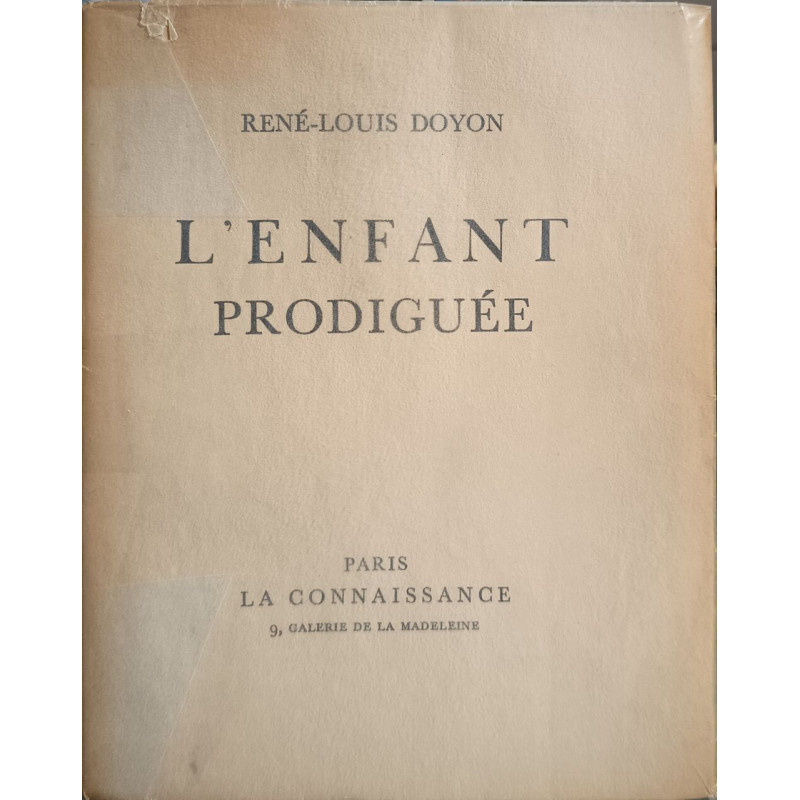 L'enfant prodigue exemplaire numéroté 35