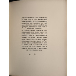 L'enfant prodigue exemplaire numéroté 35