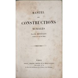 Manuel des constructions rurales