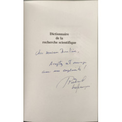 Dictionnaire de la recherche scientifique ( dédicacé par l'auteur)