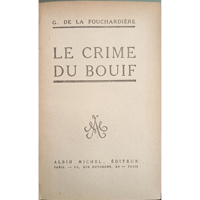 Le crime du bouif