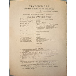 Témoignages X Figures d'aujourd'hui / AOUT 1946