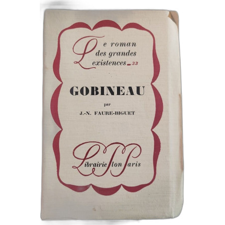 Gobineau / Edition originale numérotée à grandes marges