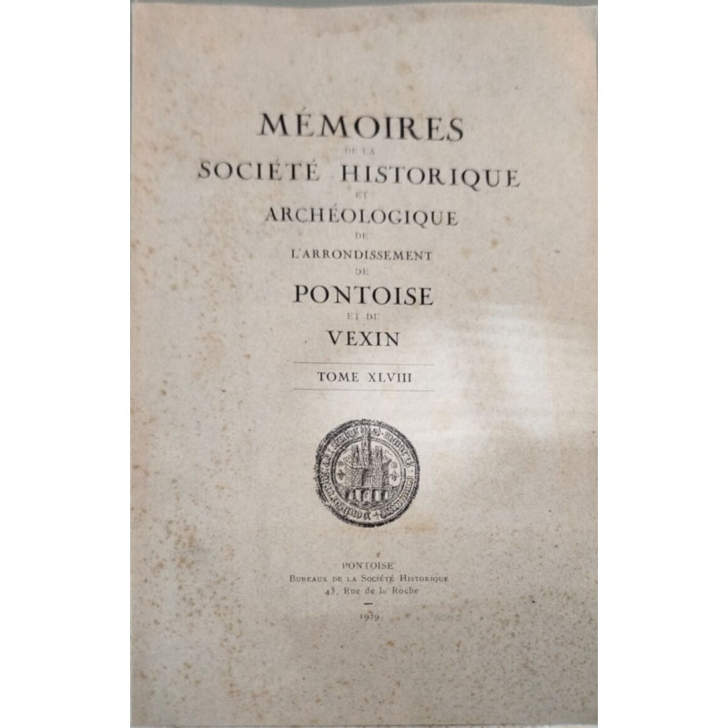 Mémoires de la Société historique et archéologique de...