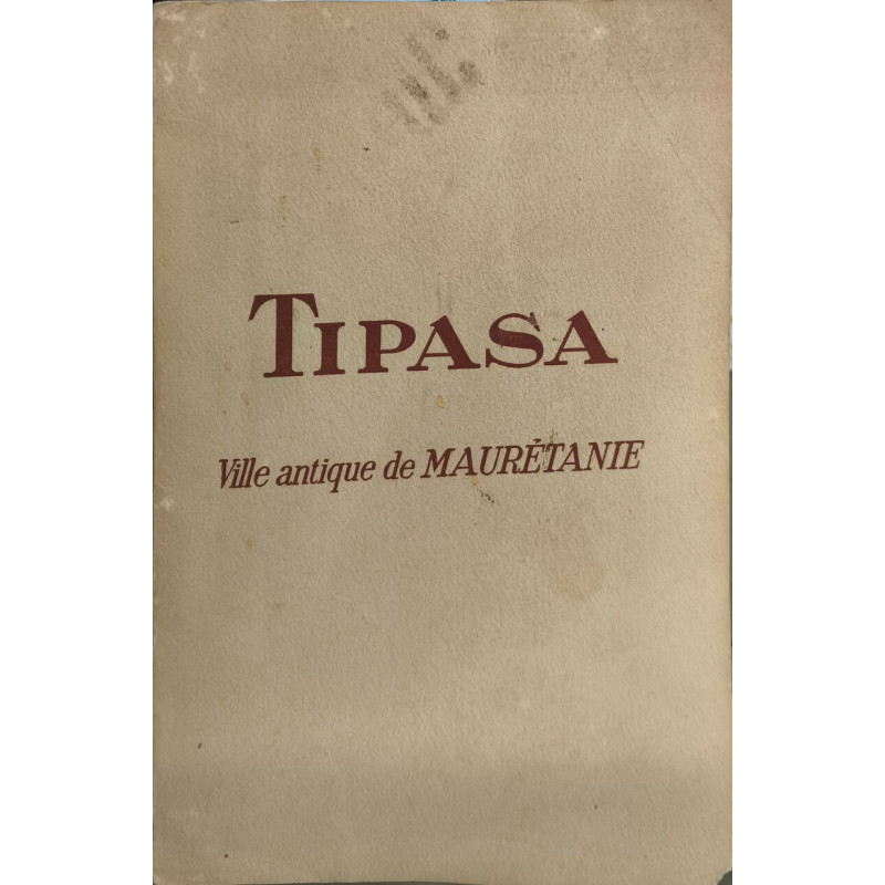 Tipasa ville antique de Maurétanie ( grande carte dépliante dans...