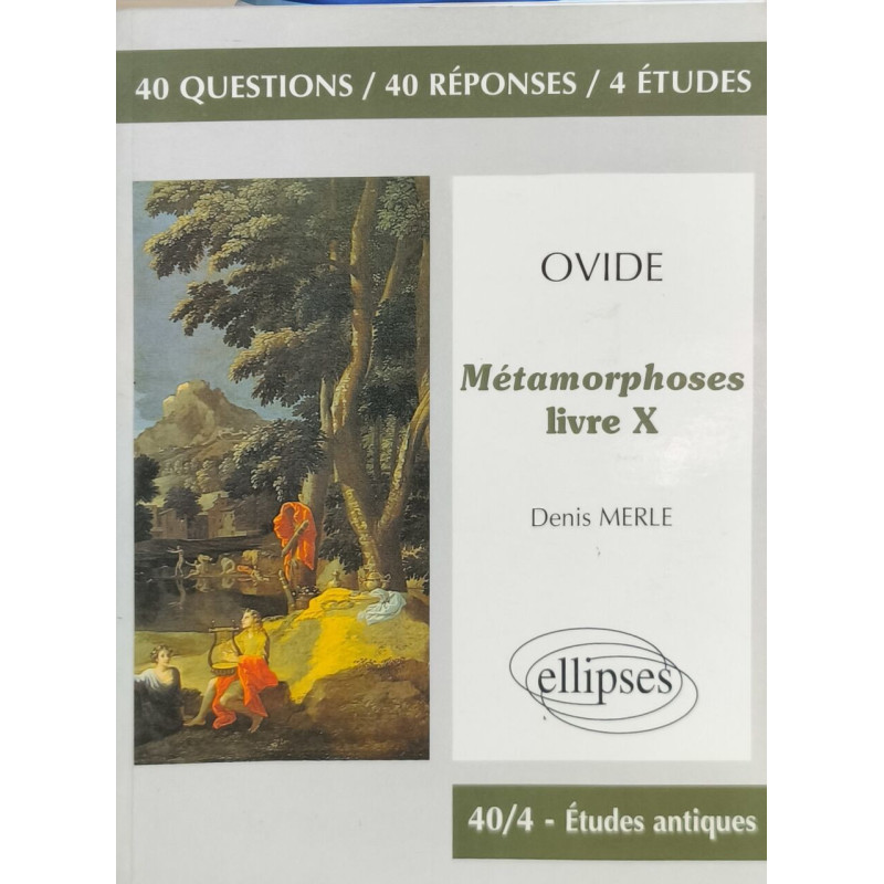 Ovide Métamorphoses (Livre X) Ovide