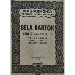 Streichquartett v /partition pour quator à cordes ouvrage bilingue...