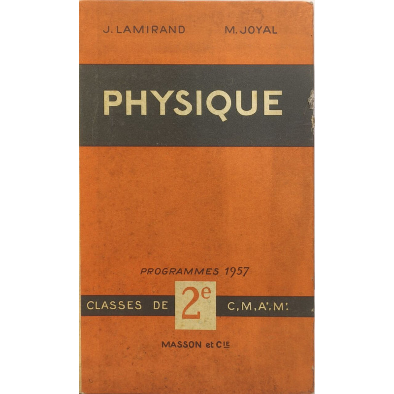Physique classes de 2e C M A' M'