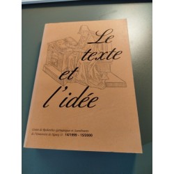 Le texte et l'idée 14/1999