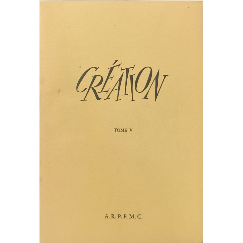 Création- tome V