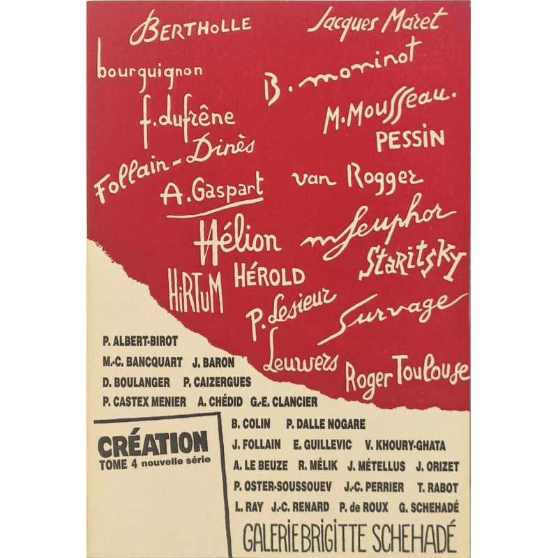 Création - tome 4 nouvelle série