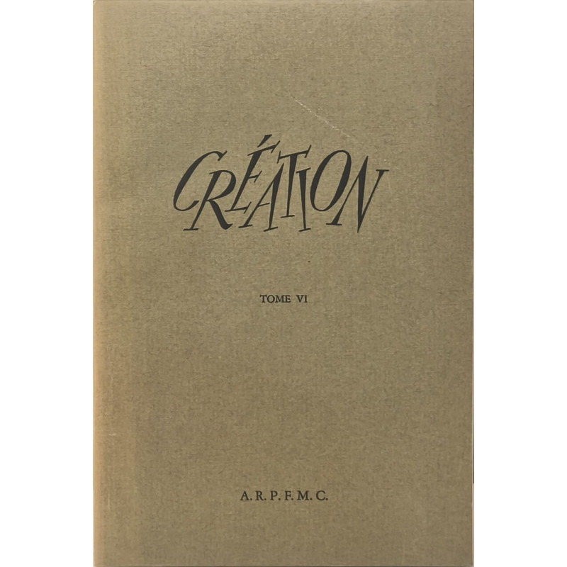 Création tome VI