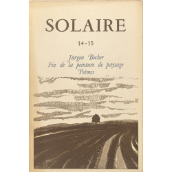 Jürgen becker 14-15 fin de la peinture de paysage - poèmes - numéroté