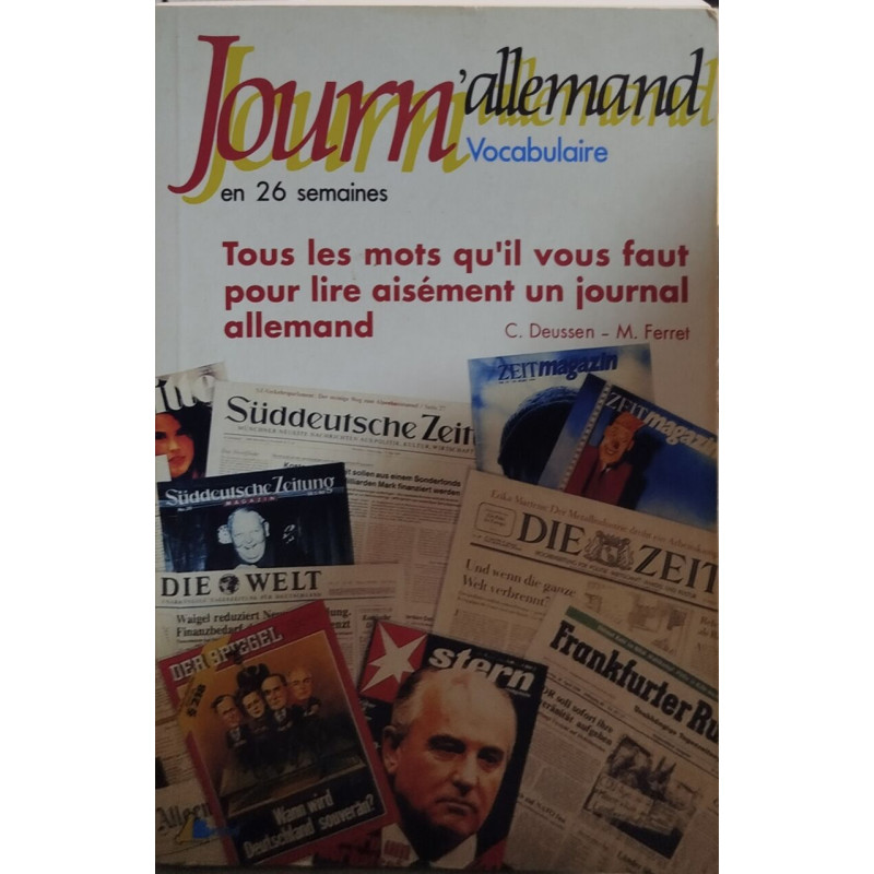 Journ'allemand. Vocabulaire En 26 Semaines Tous Les Mots Qu'il...