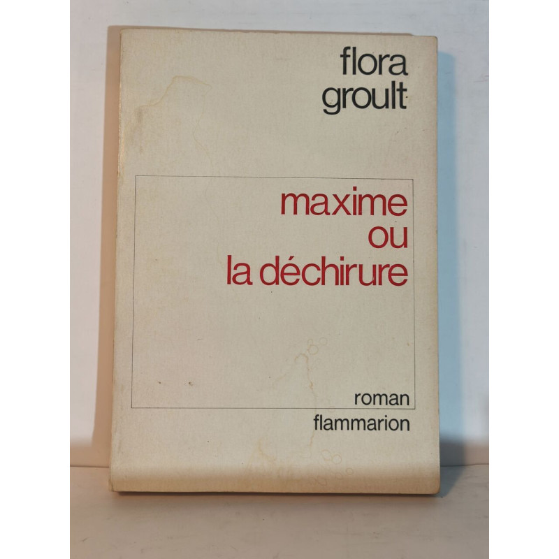 Maxime ou la déchirure