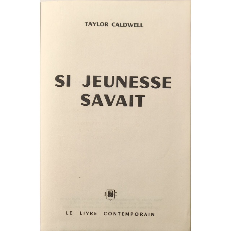 Si jeunesse savait
