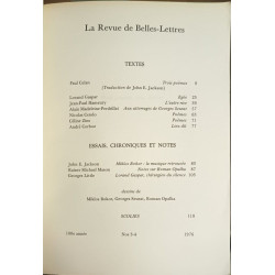 La Revue de Belles-Lettres