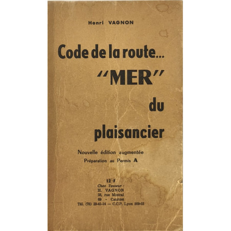 Code de la route... "MER" du plaisancier