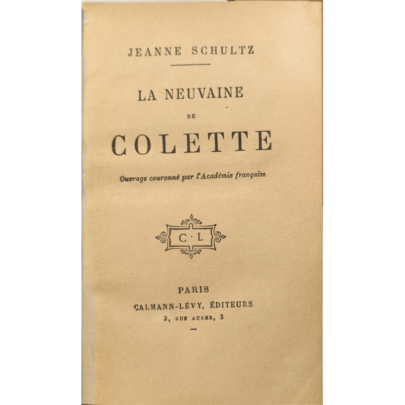 La Neuvaine de Colette