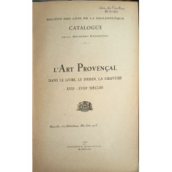 L'Art Provençal dans le livre le dessin la gravure XVII-XVIII siècles