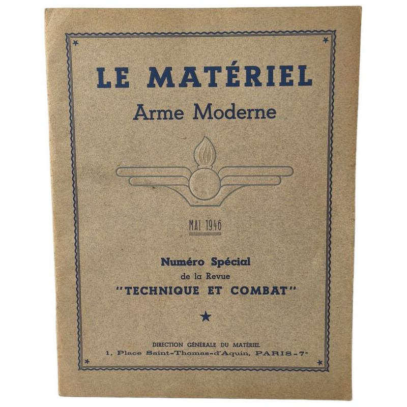 Le materiel arme moderne / n° special de la revue " technique et...