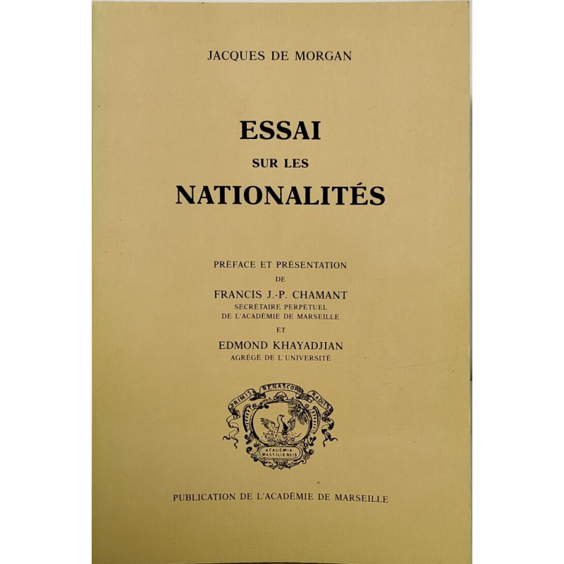 Essai sur les Nationalités