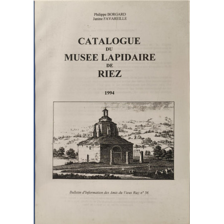 Catalogue du Musée Lapidaire de Riez