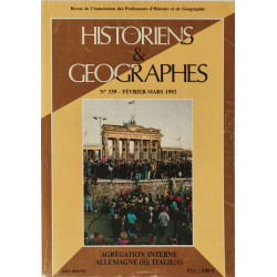 Historiens et Géographes n°339 février mars 1993- agrégation...