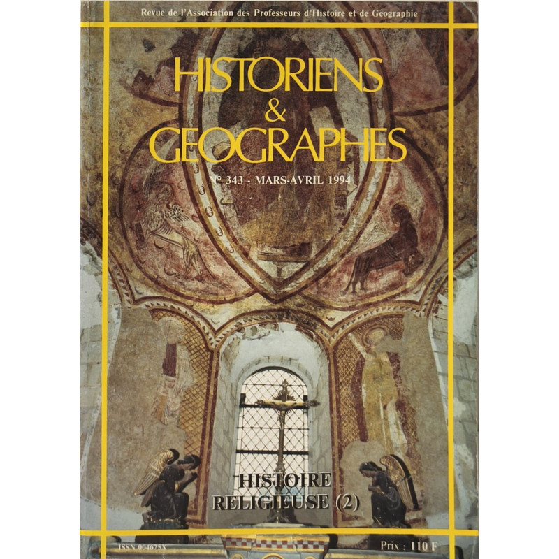 Historiens et Géographes n°343 - Mars-Avril 1994