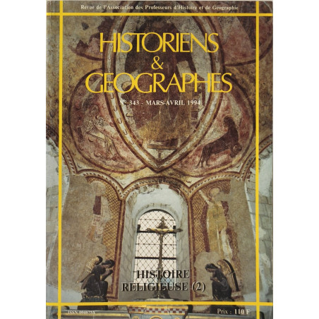 Historiens et Géographes n°343 - Mars-Avril 1994