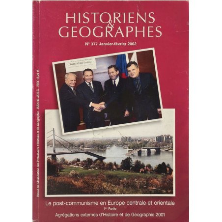 Historiens et Géographes n°377 Janvier - Février 2002