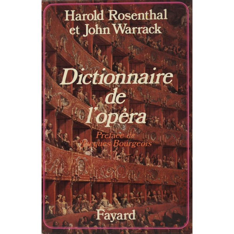 Dictionnaire de l'opéra