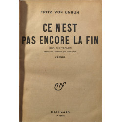 Ce n'est pas encore la fin