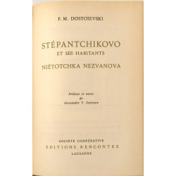 Stépantchikovo et ses habitants. Niétotchka Nezvanova. le petit...