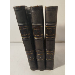 Œuvres de Schiller / theatre -3 tomes