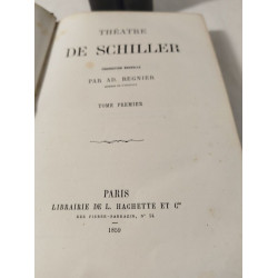 Œuvres de Schiller / theatre -3 tomes