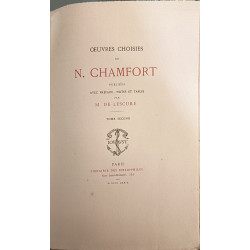 Oeuvres choisies en 2 tomes numéroté 145/200 sur papier hollande