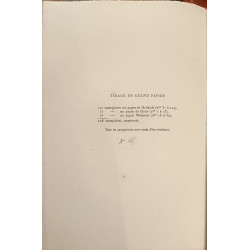 Oeuvres choisies en 2 tomes numéroté 145/200 sur papier hollande