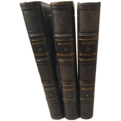 Œuvres de Schiller / theatre -3 tomes