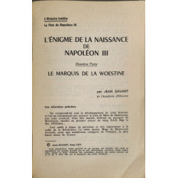 L'énigme de la naissance de Napoléon III - 2 volumes