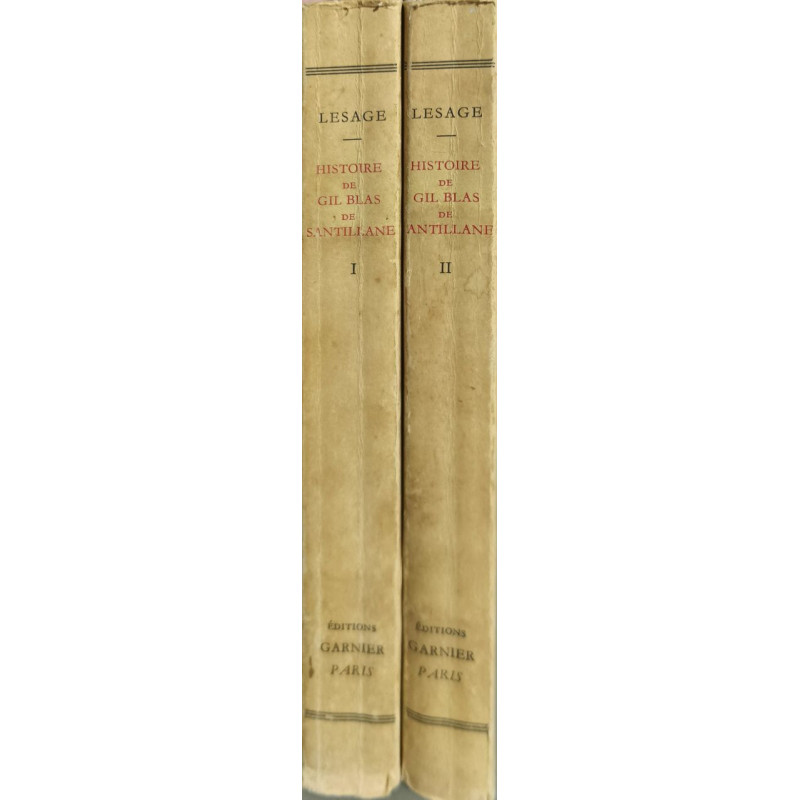 Histoire de Gil Blas de Santillane tome I et II