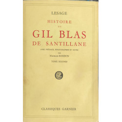 Histoire de Gil Blas de Santillane tome I et II