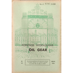 Pointage hydraulique Oil Gear numéroté 282/2500