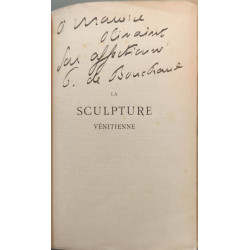 La sculpture vénitienne ( Dédicacé )