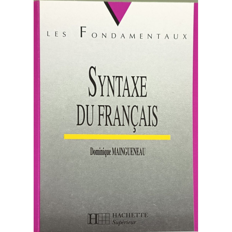 Syntaxe Du Francais