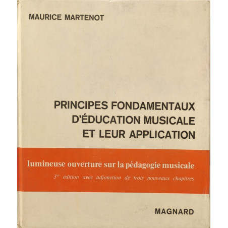 Principes fondamentaux d'éducation musicale et leur application