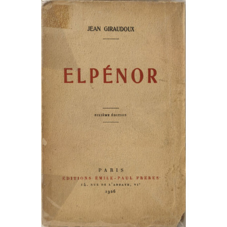 Elpénor - sixième édition