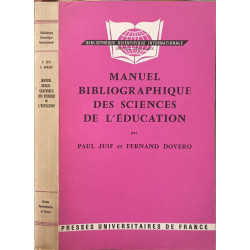 Manuel bibliographique des sciences de l'éducation
