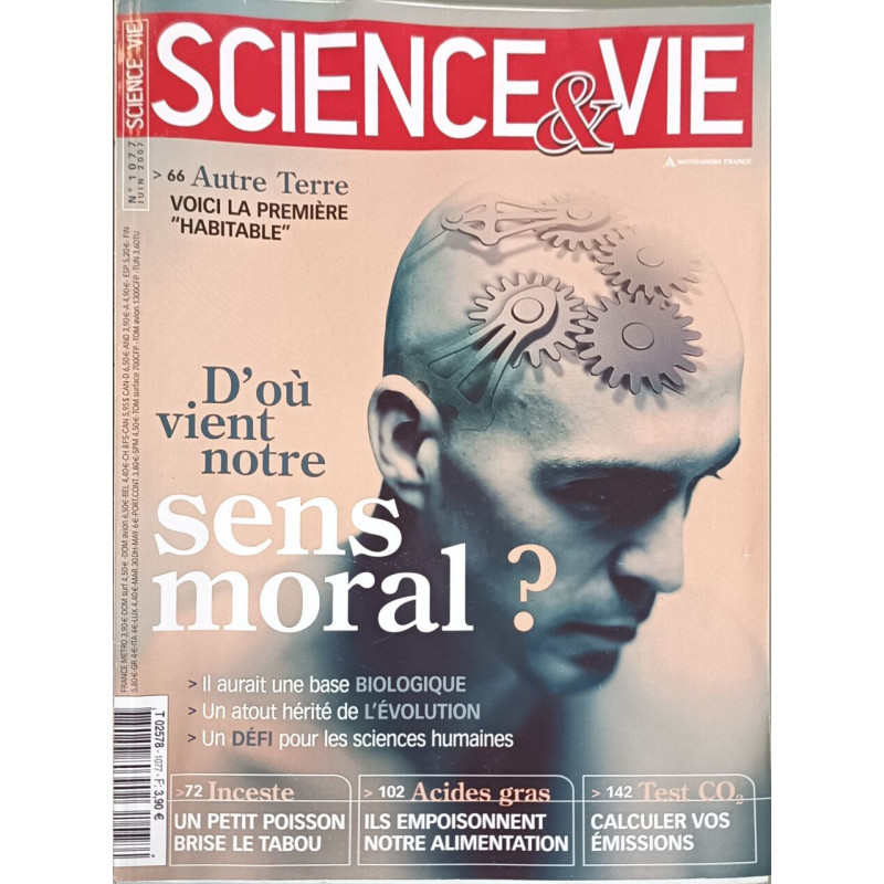 Science et Vie d'où vient notre sens moral
