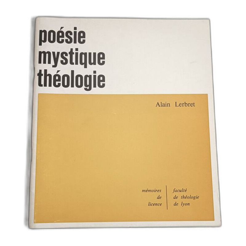Poésie mystique théologie